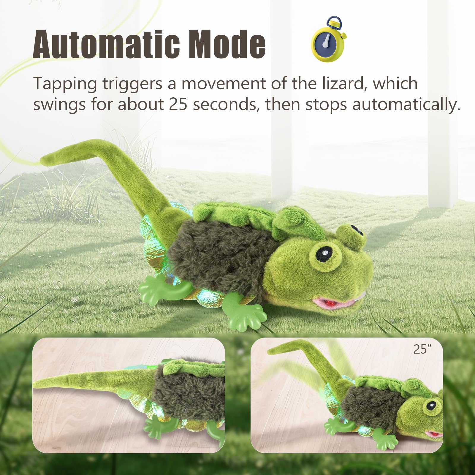 Migipaws Lézard avec module détachable pour recharge pratique