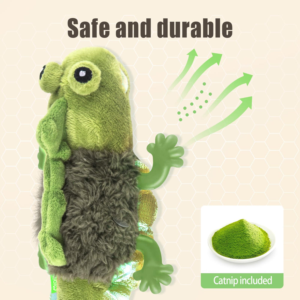 Migipaws Lézard sûr avec tissu doux pour jeu durable