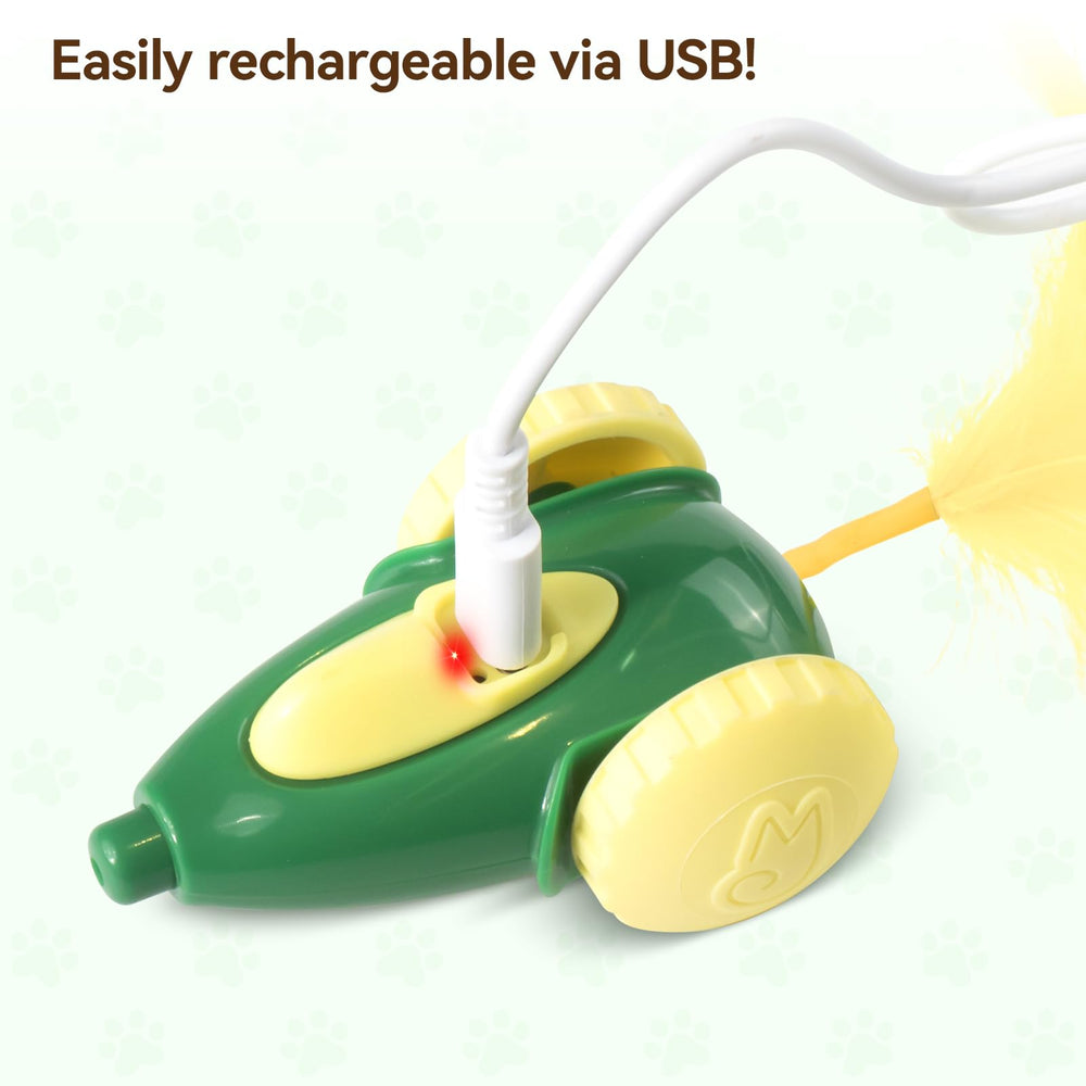Migipaws MigiCar: batterie rechargeable offrant jusqu'à une heure de jeu.