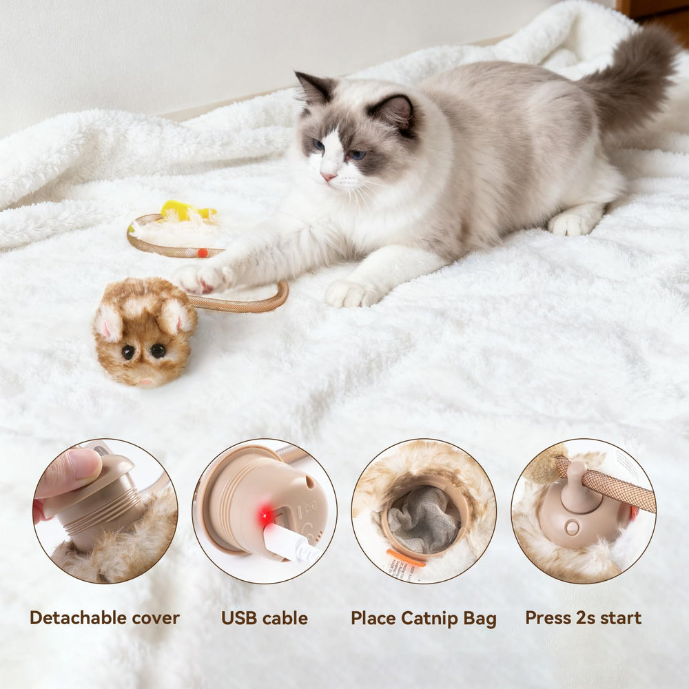 Migipaws MigiMouse : rechargeable, autonomie longue pour sessions
