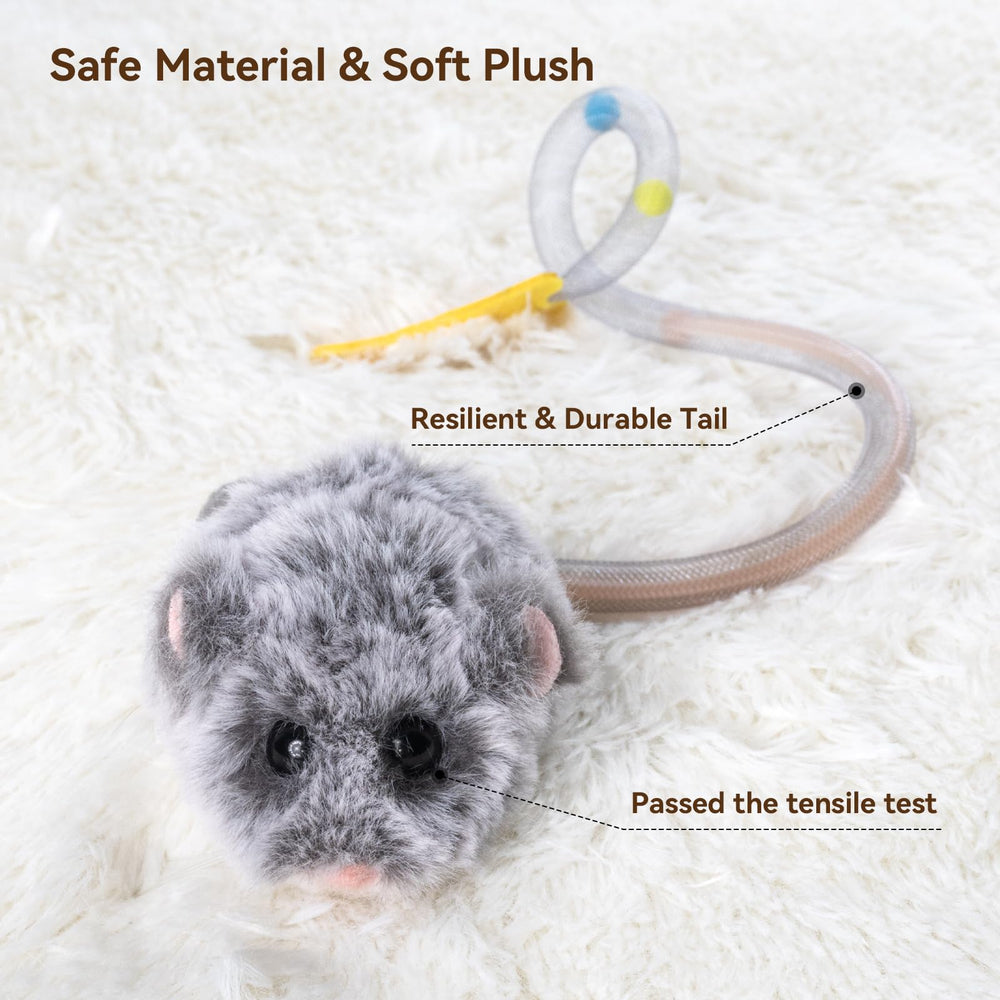 Migipaws Migimouse: rechargeable et durable pour des heures de divertissement.