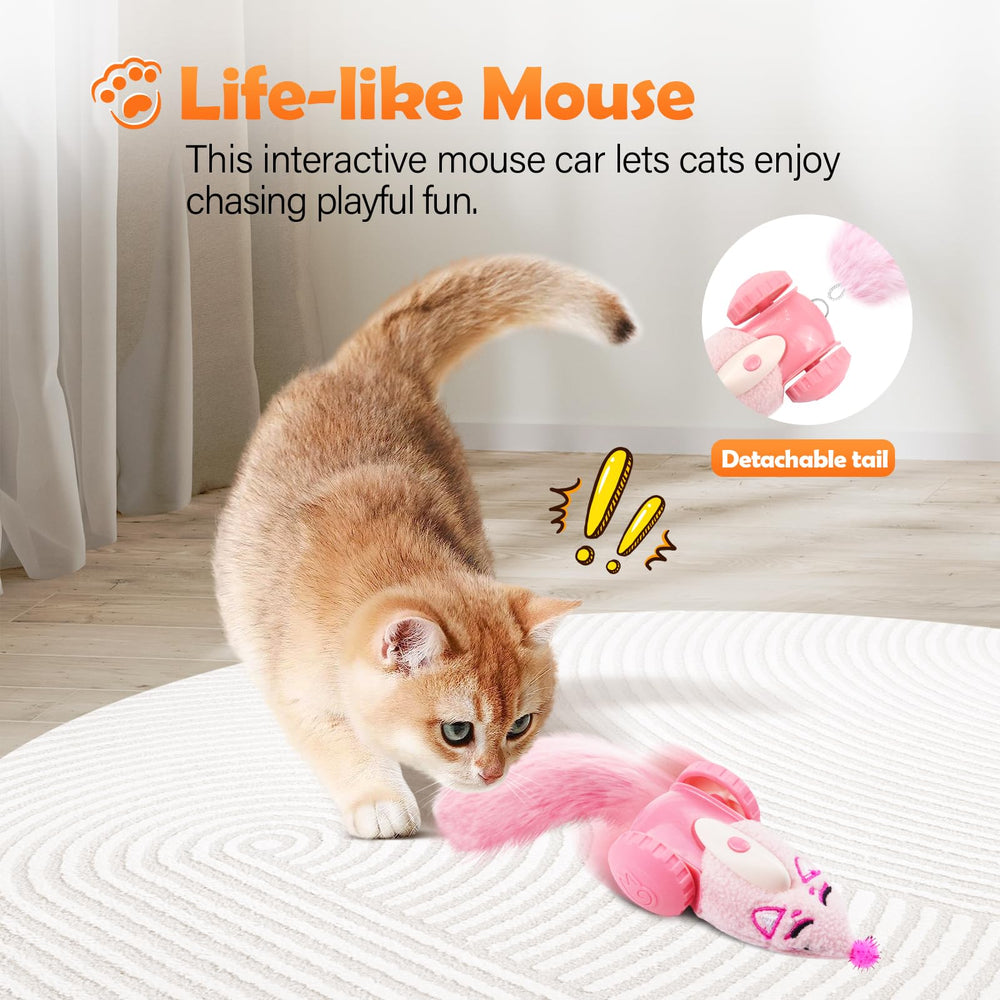Migipaws mouvement aléatoire: prolonge l’attention du chat avec des déplacements imprévisibles.