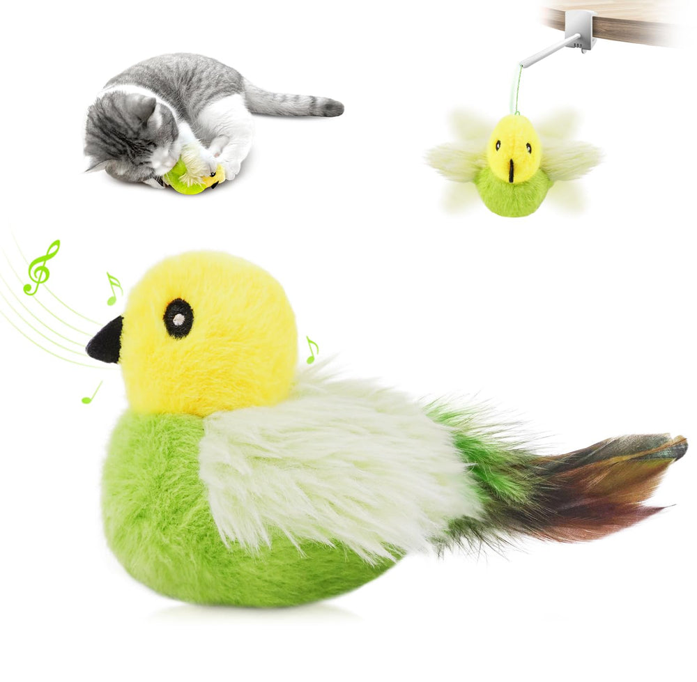 Migipaws oiseau à aile battante interactif pour stimulation physique et mentale