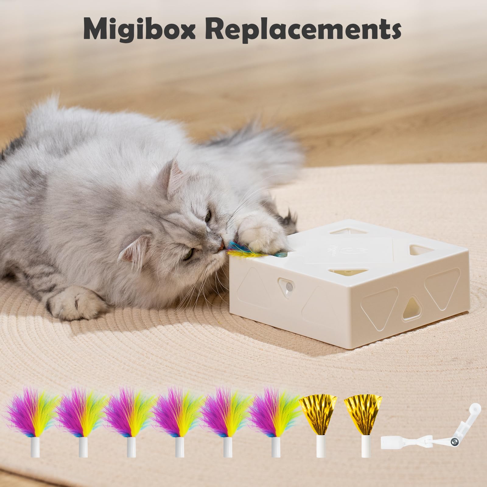 Migipaws refils Mylar brillants pour des sons captivants pendant les sessions de jeu.