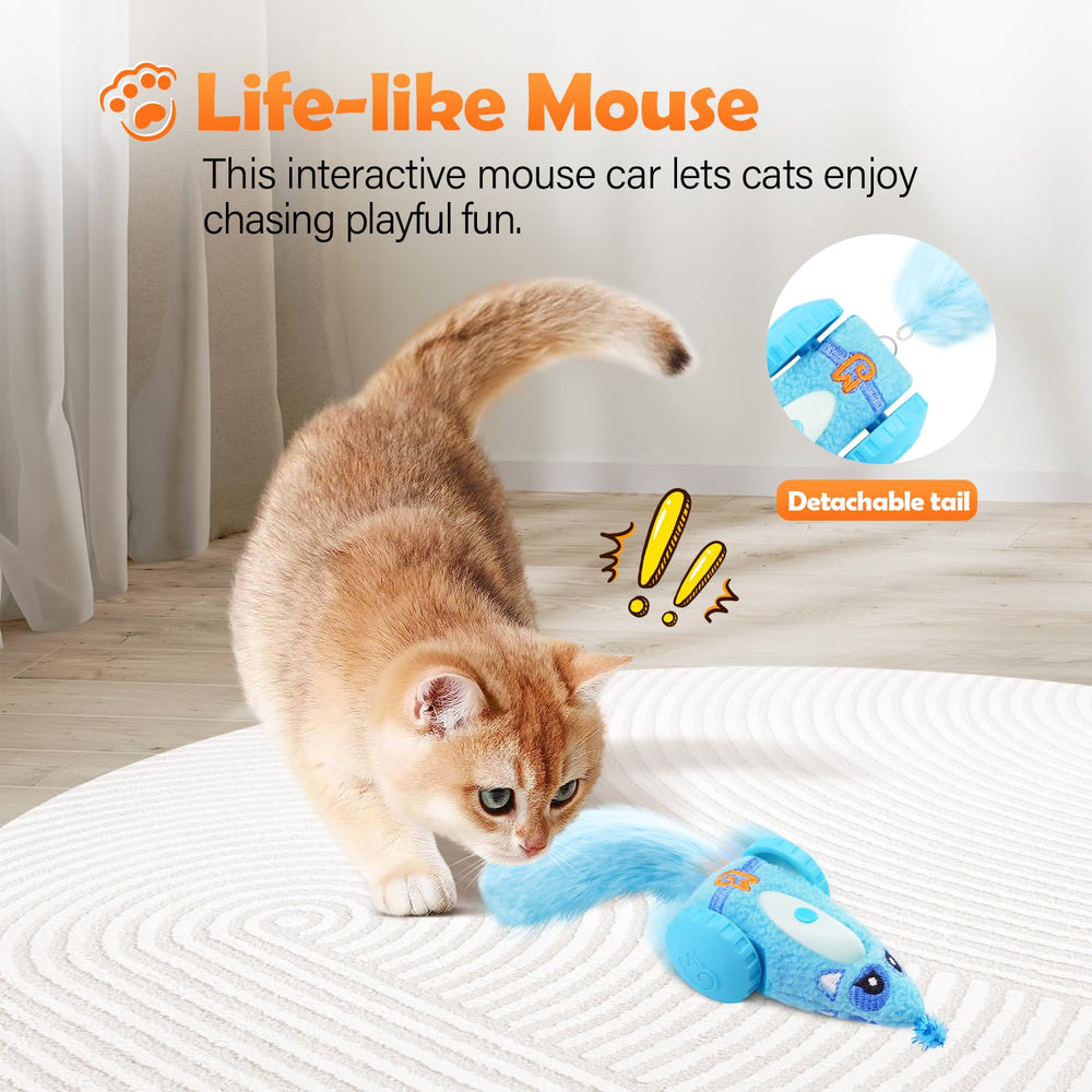 Texture peluche douce Migipaws, idéale pour des sessions de jeu sûres et agréables.