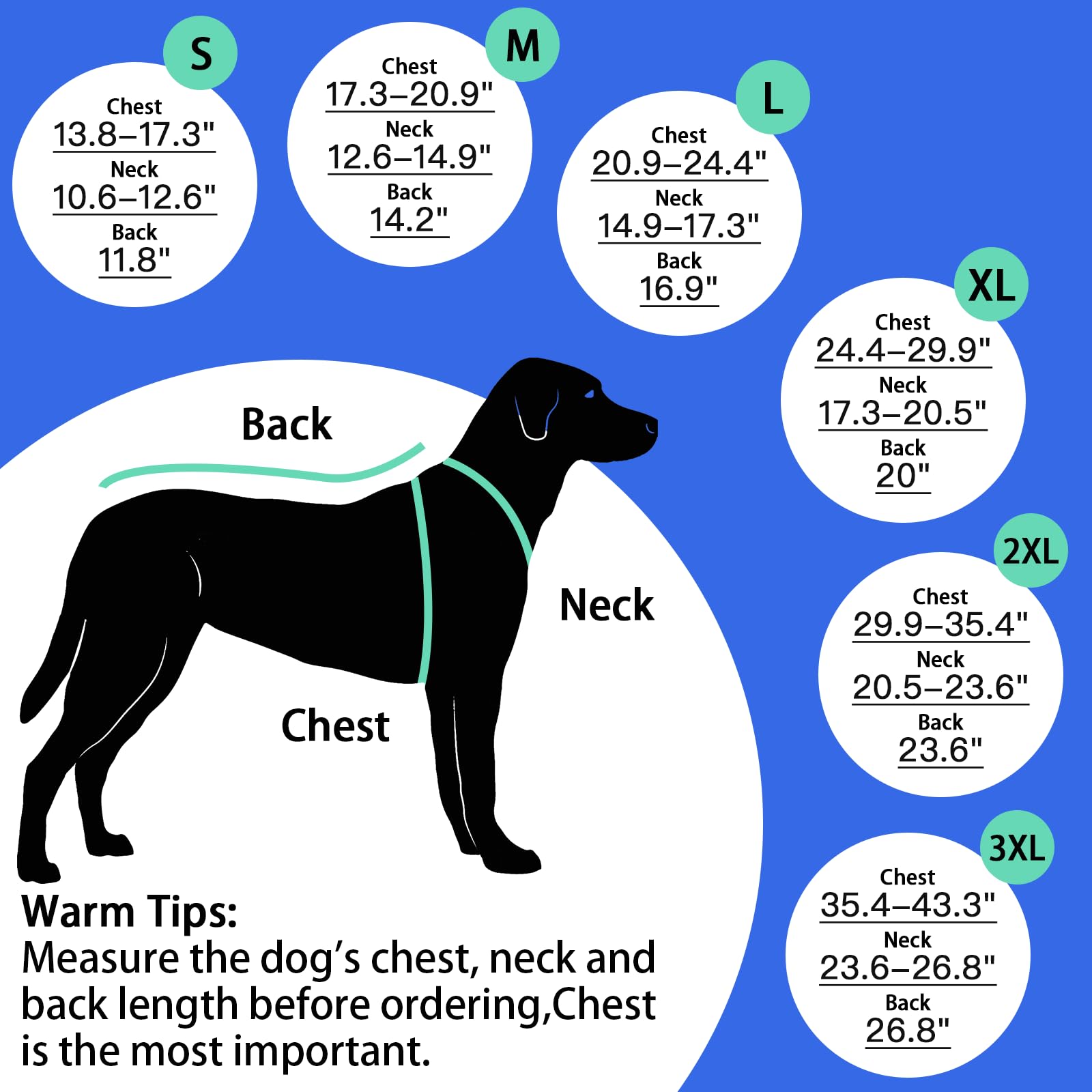 Guide des tailles MIGOHI pour trouver facilement la bonne taille.