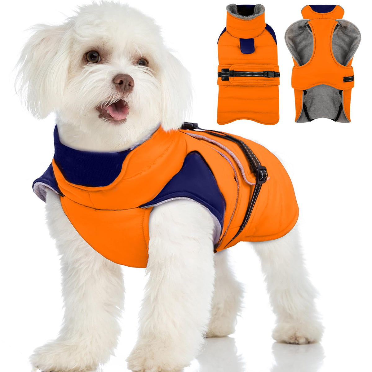 MIGOHI manteau imperméable pour chien en hiver, chaleur et protection.