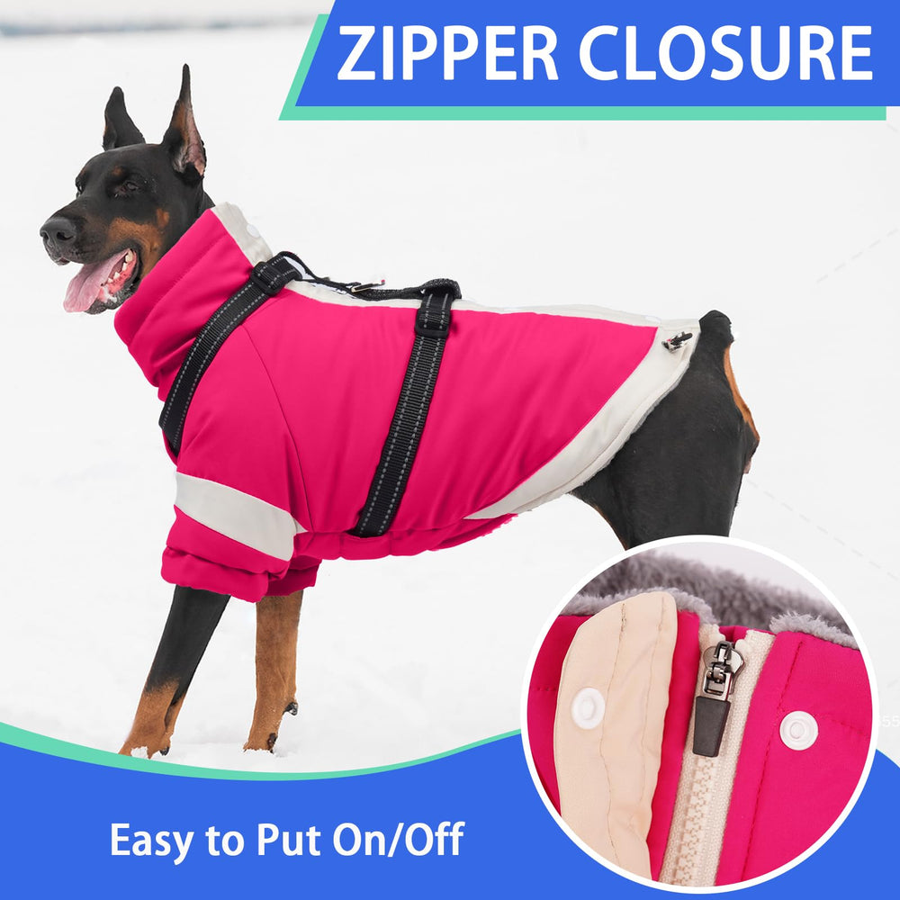 MIGOHI manteau-chien-col-montant: chaleur autour du cou pour les sorties par temps frais.
