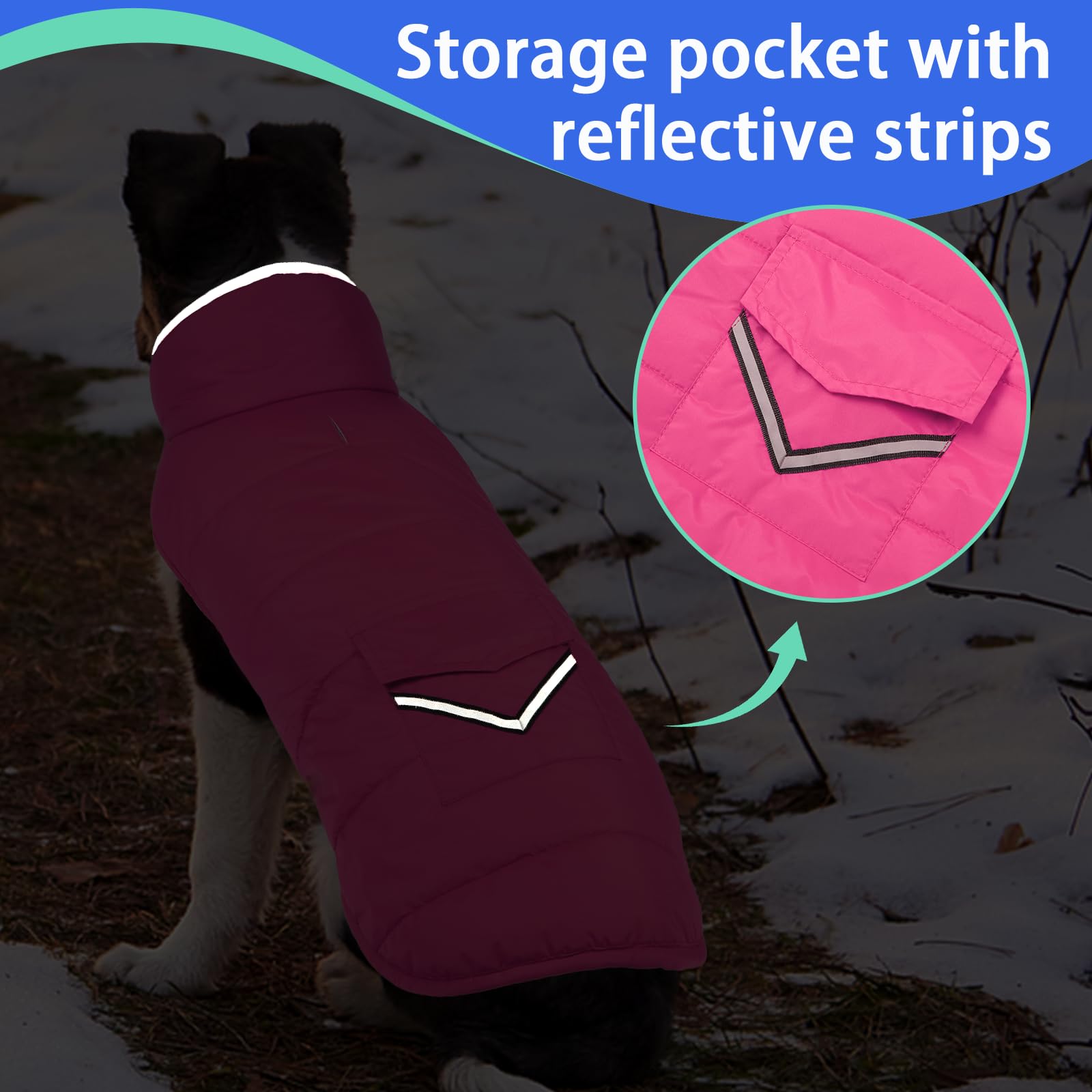 MIGOHI manteau chien ouverture pour laisse et harnais