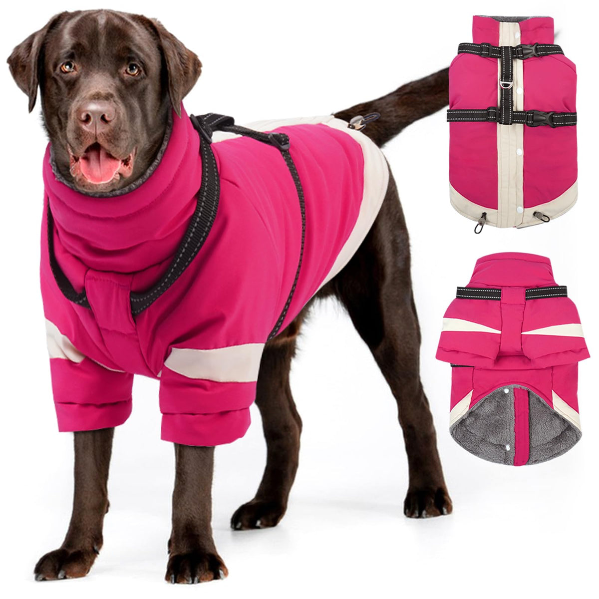 Veste MIGOHI pour chien avec harnais intégré, pratique pour balades faciles