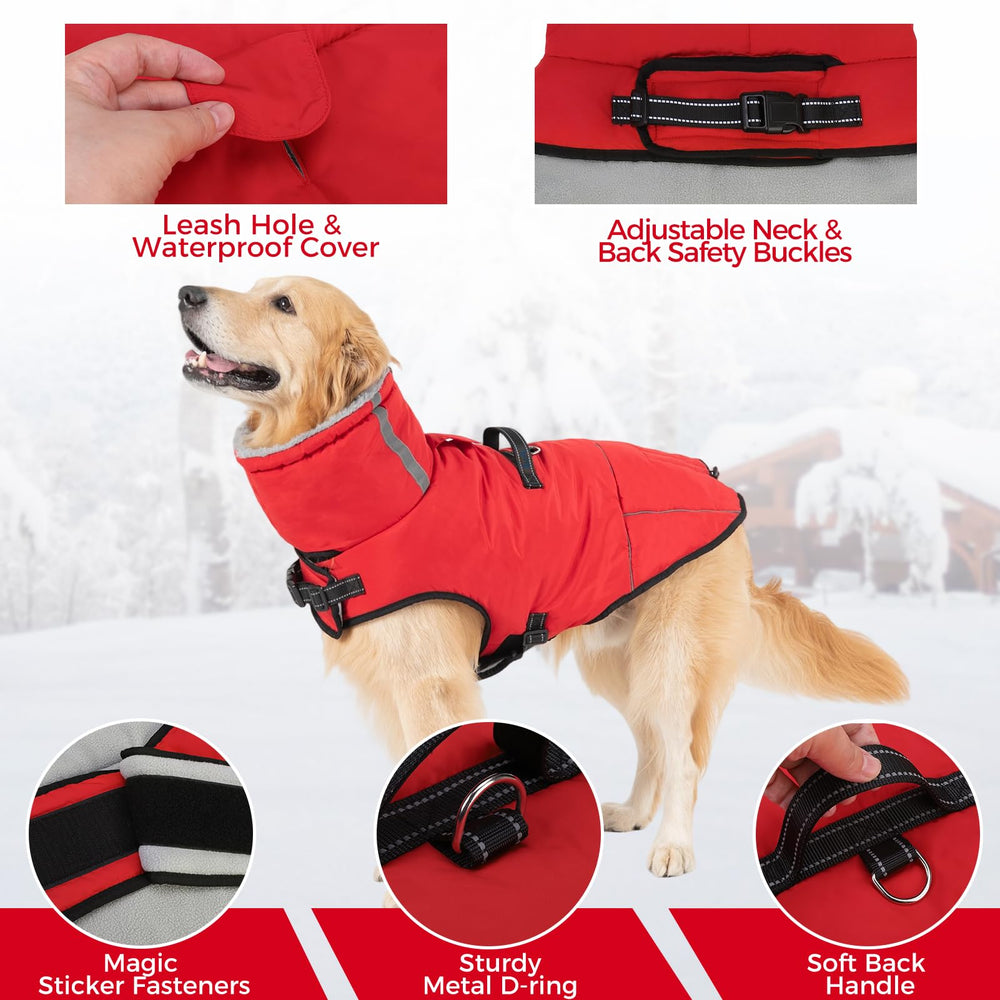 Mihachi manteau chien grand imperméable et coupe-vent pour jours pluvieux.