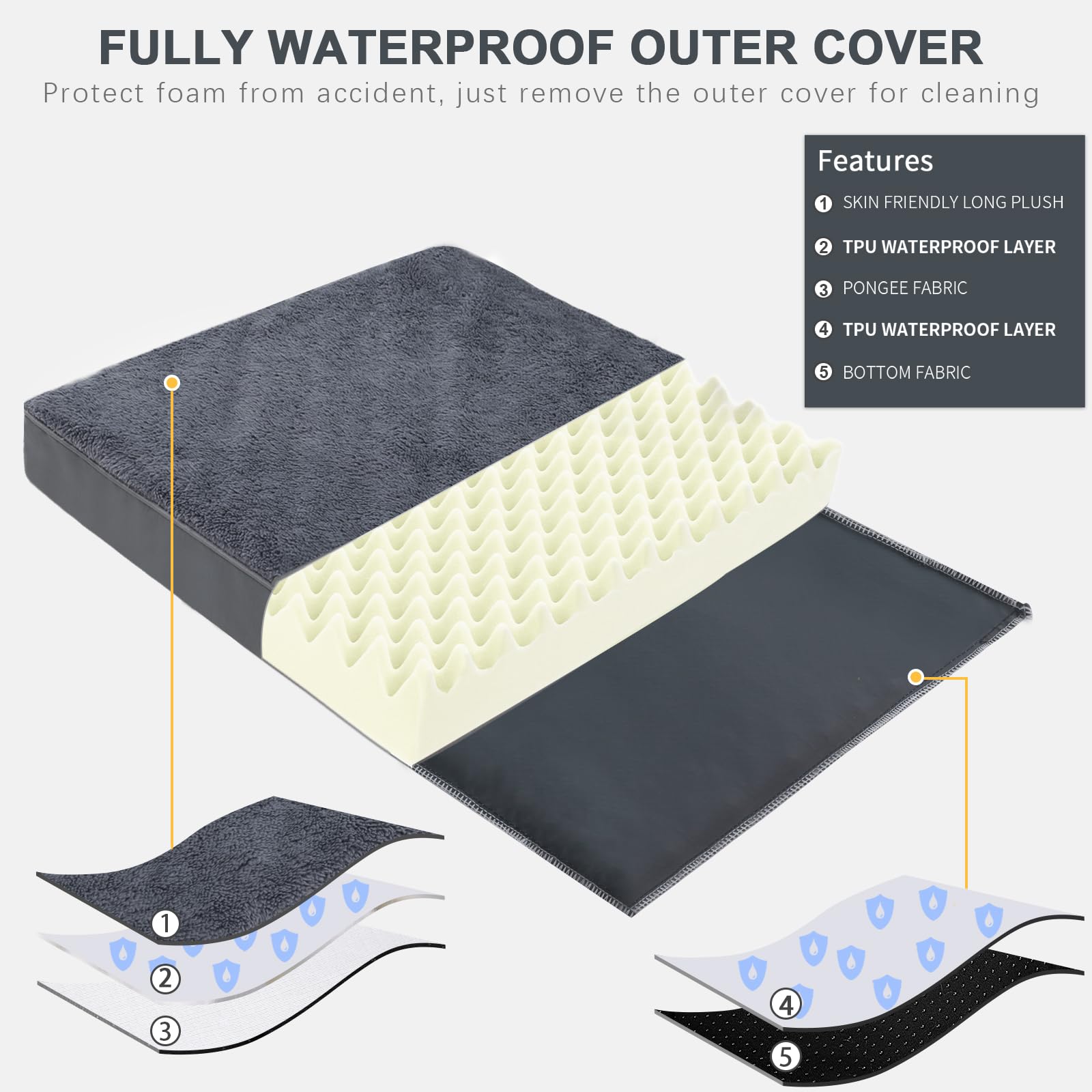MIHIKK surface douce en plush 300gsm pour un sommeil apaisé