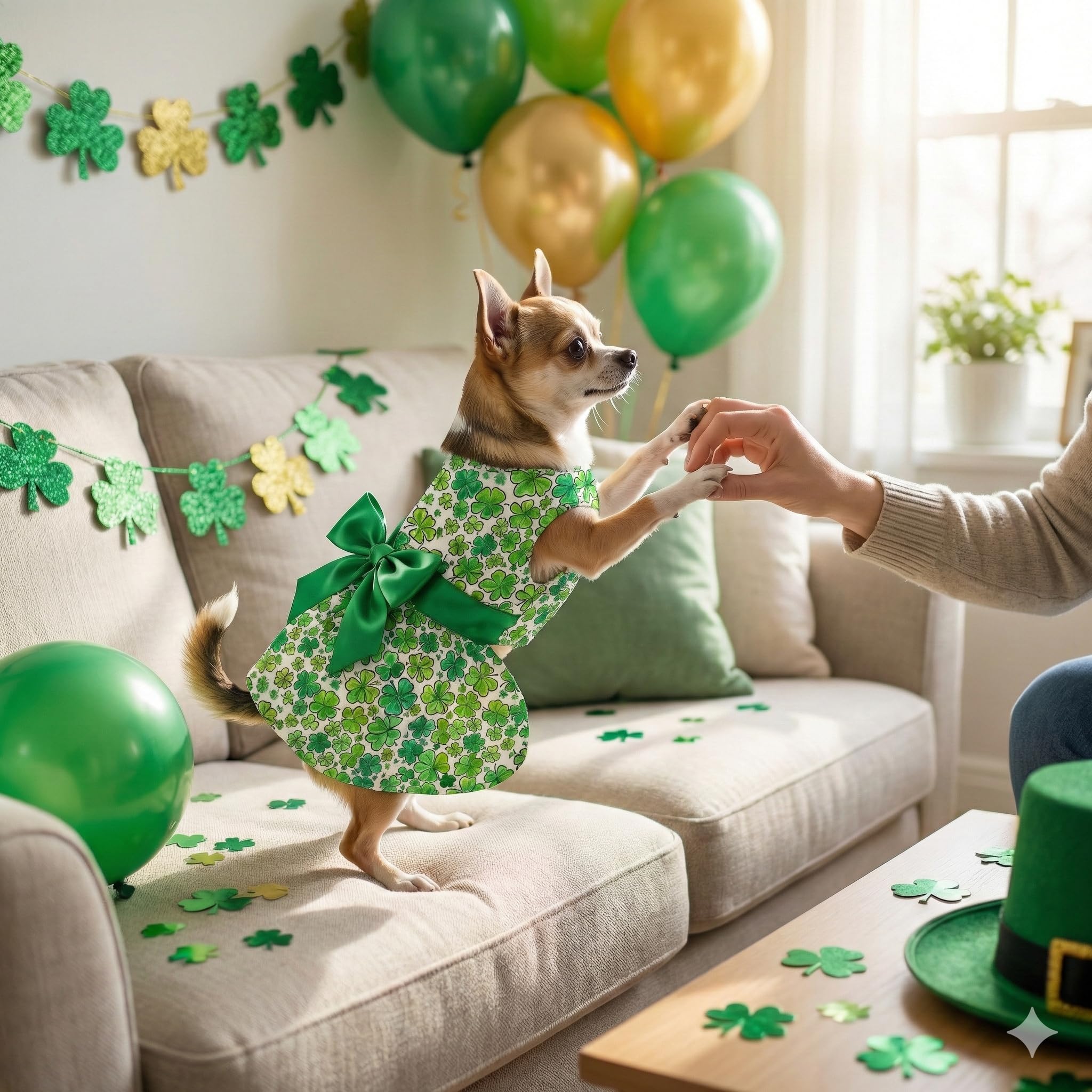 Robe Miiemiu pour chien à enfiler slip-on, pratique et rapide.