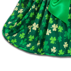 Robe Miiemiu Saint-Patrick tissu léger et doux pour le confort.