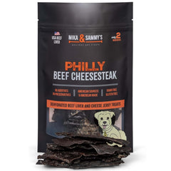 Friandise foie-boeuf sechee Mika et Sammy pour chien, recompense savoureuse.