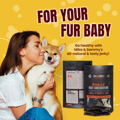 Ingrédients naturels Mika et Sammy, sans additifs artificiels, pour chien.
