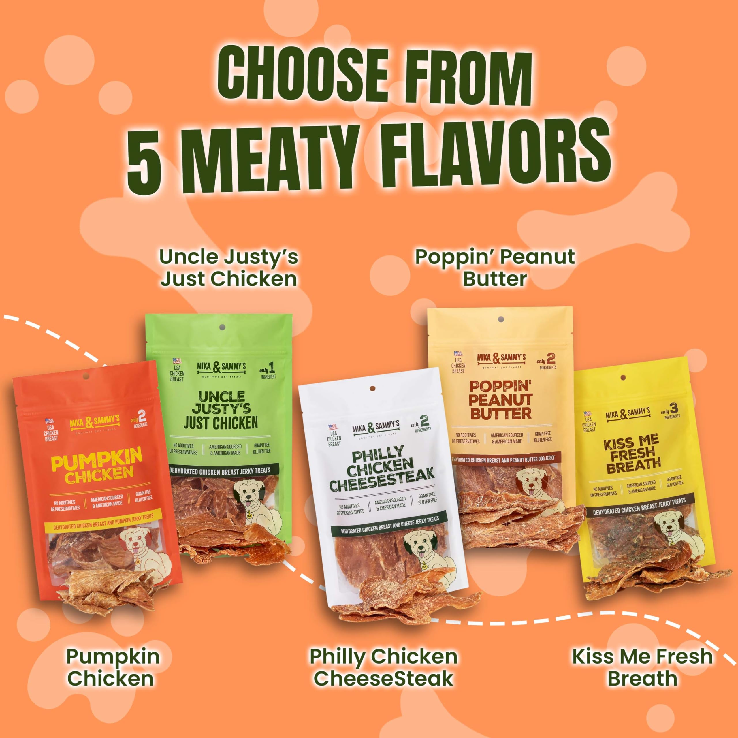 Option sans céréales avec Mika et Sammy's pour régime spécifique.