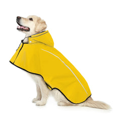 Mile High Life imperm chien jaune vue ensemble, veste leger et comfortable pour la pluie