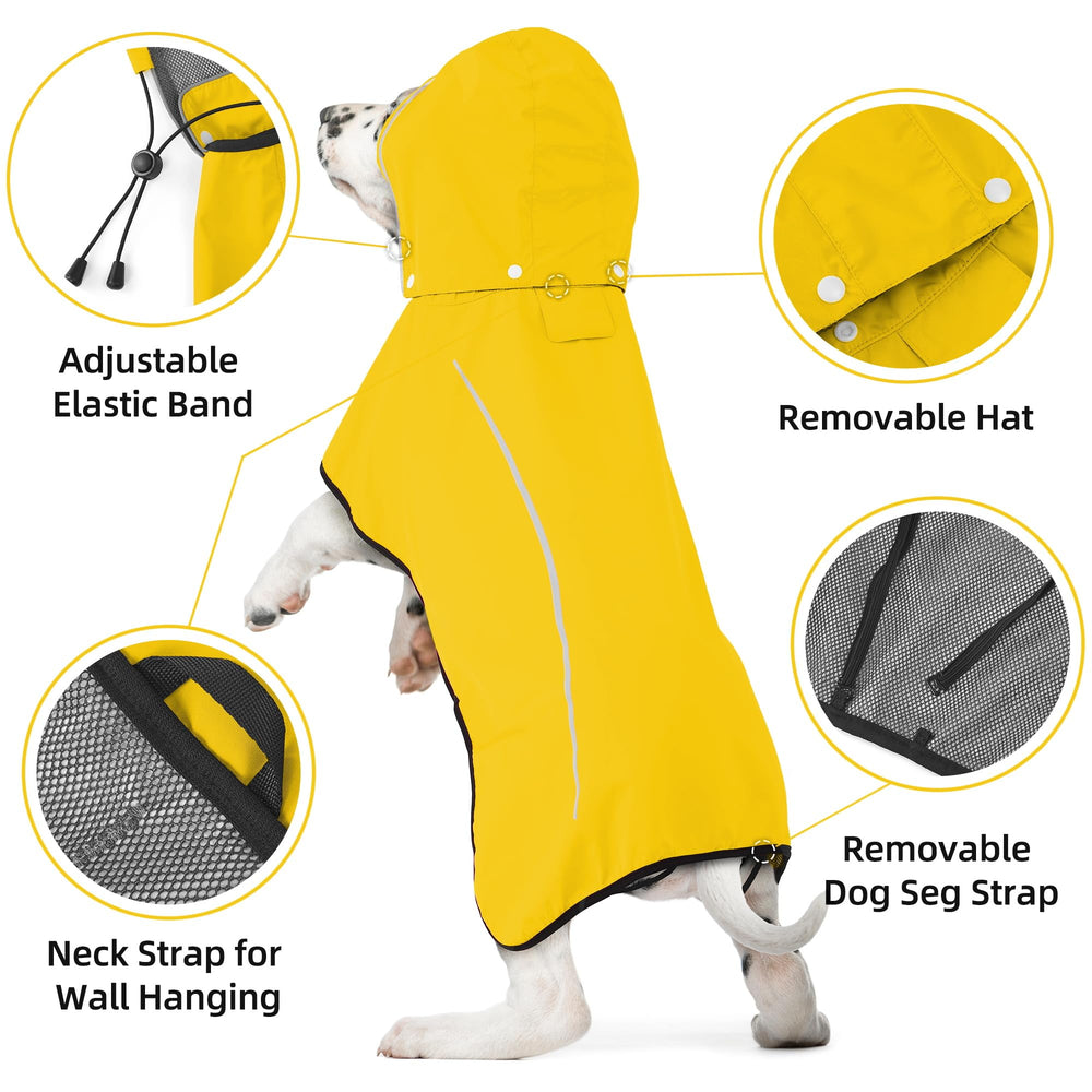 Mile High Life imperm chien jaune, trou-dos-laisse pour connexion facile