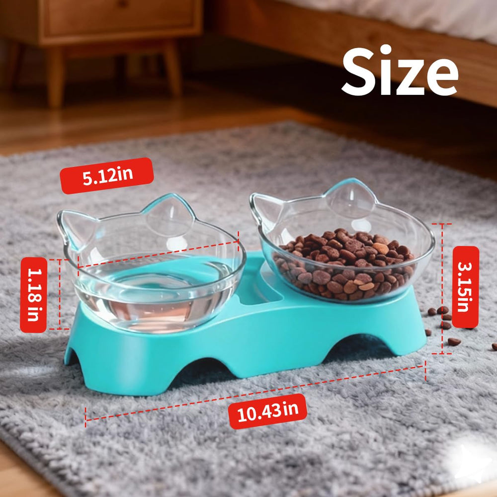 MILIFUN design bleu bol chat eleves pour un look élégant