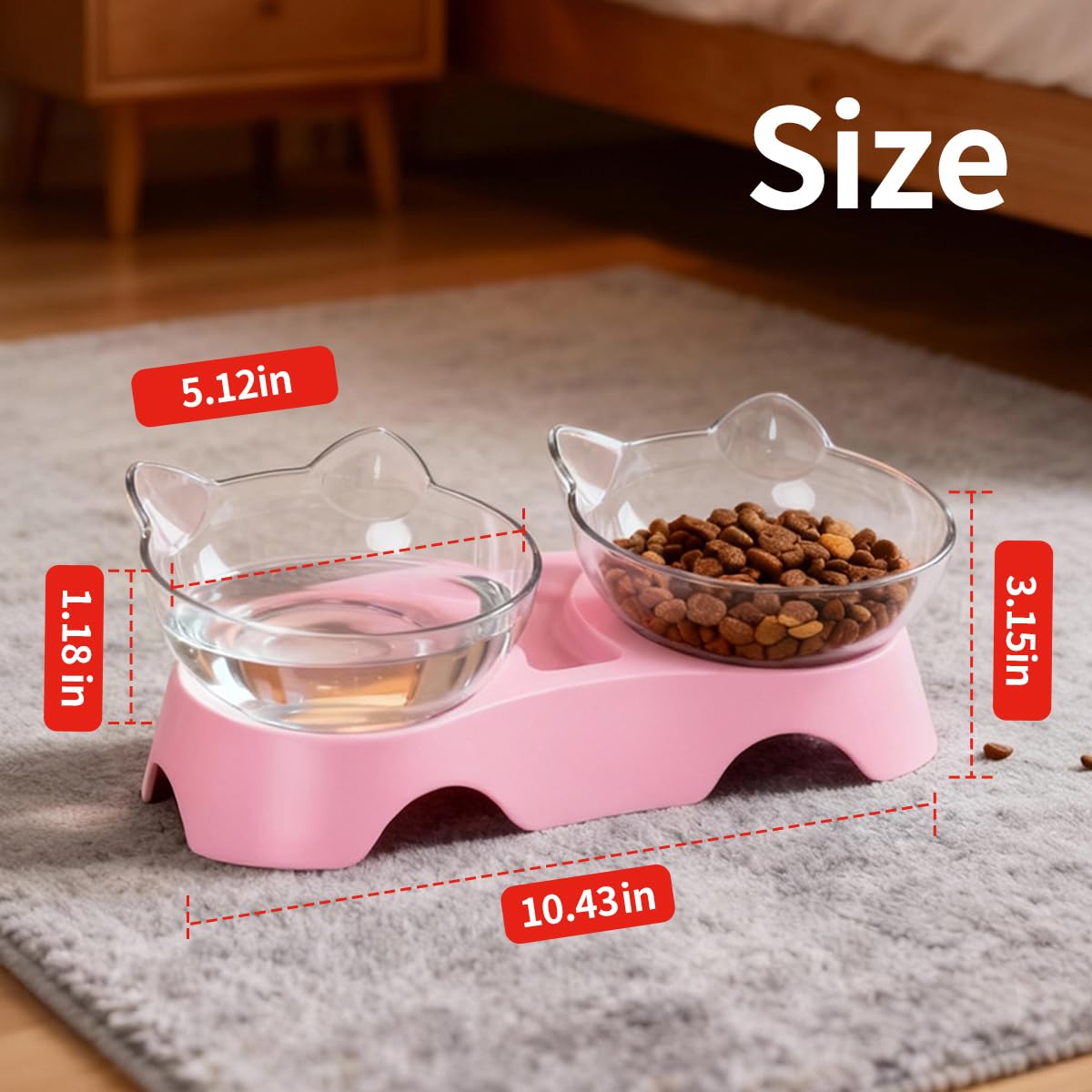 MILIFUN emballage-cadeau-bol-chat, idée cadeau élégant pour un ami.