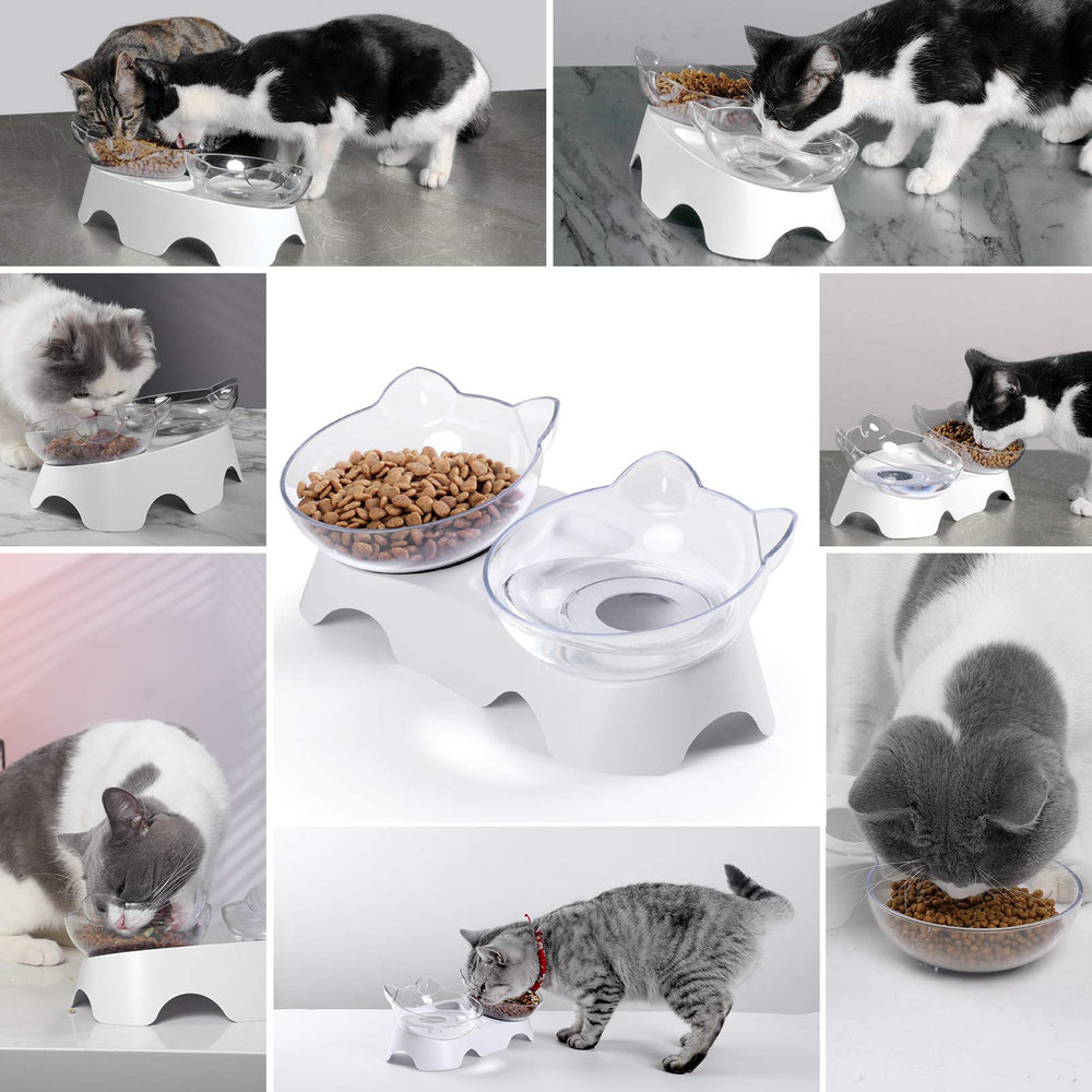 Milifun gamelles chat cadeau elegant pour amis amoureux des animaux.