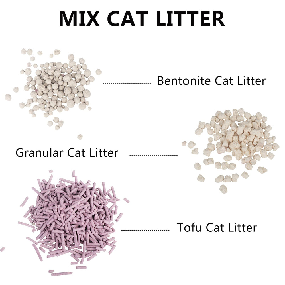 Matières naturelles pour une litière respectueuse des chats.