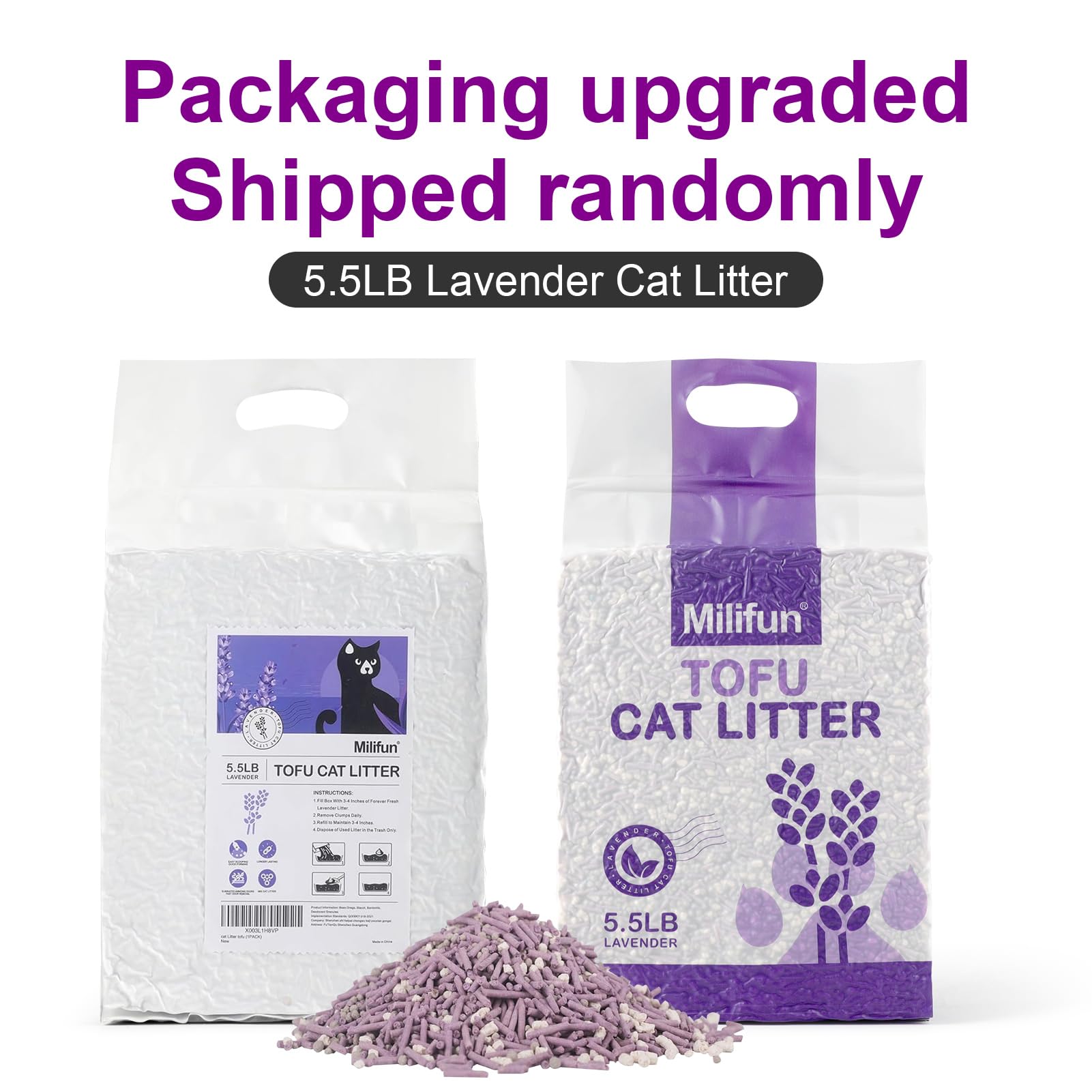 MILIFUN Litière Tofu pour chat : garantie satisfaction et service client réactif.