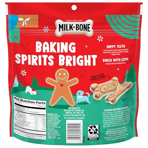 Milk-Bone biscuit croquant offrant une sensation agréable et haleine fraîche.