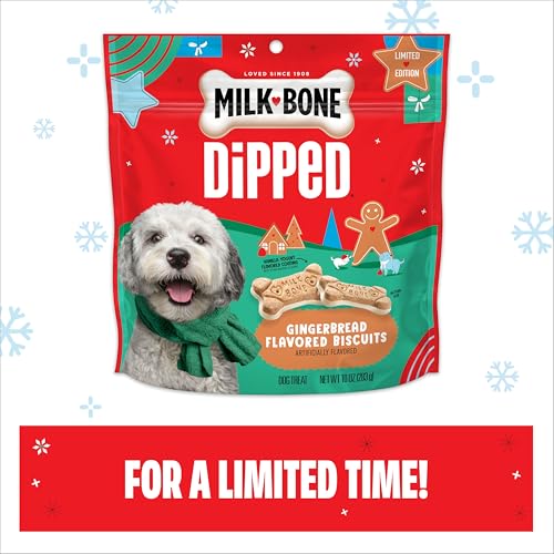 Milk-Bone biscuit saveur gingembre croustillant pour chien.