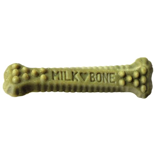 Milk-Bone Brushing Chews conviennent aux chiens 5–24 livres et plus de six mois.
