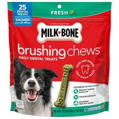 Milk-Bone Brushing Chews, photo-pack-original poulet, haleine plus fraîche