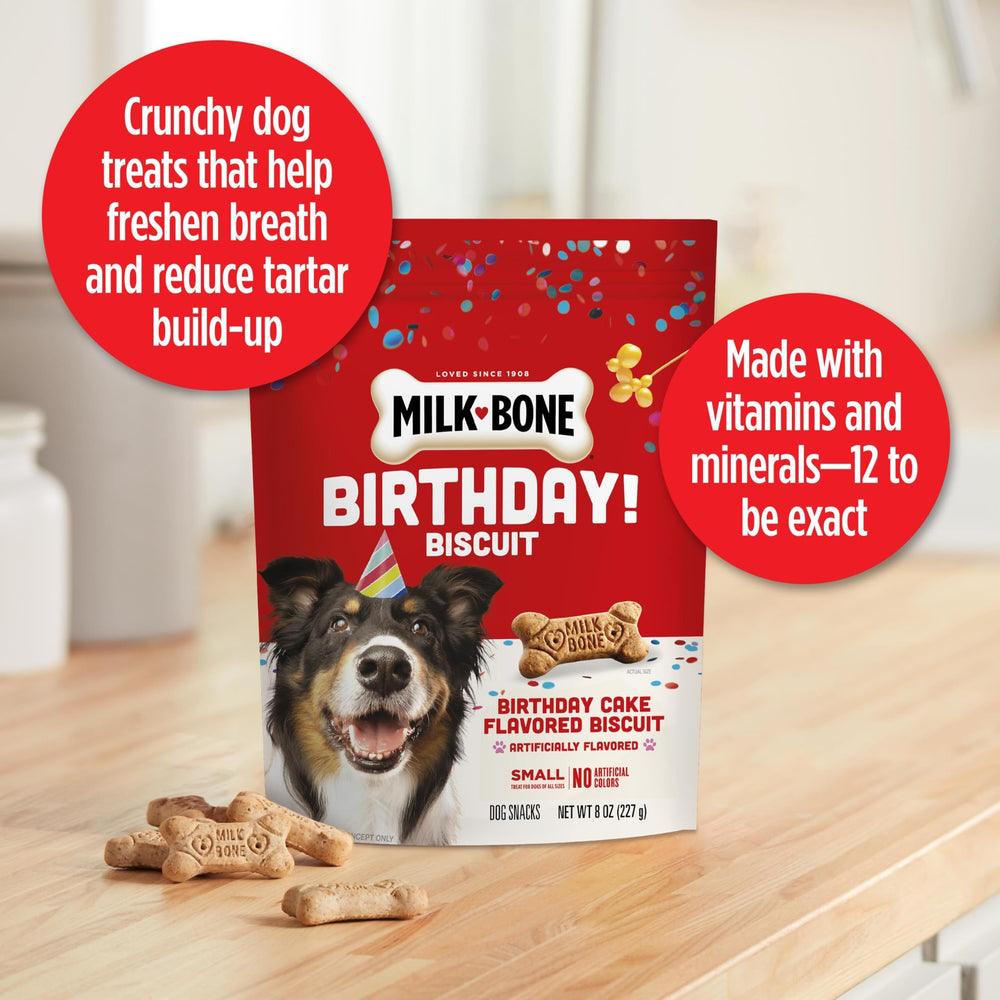 Milk-Bone Celebrate biscuit-artificiellement-aromatisé : goût festif pour récompenser votre chien
