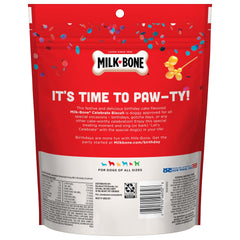 Milk-Bone Celebrate biscuit-crunchy-haleine-fraiche : texture croustillante pour une haleine plus fraîche