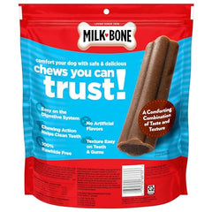 Texture masticatoire unique Milk-Bone Comfort Chews pour chiens.