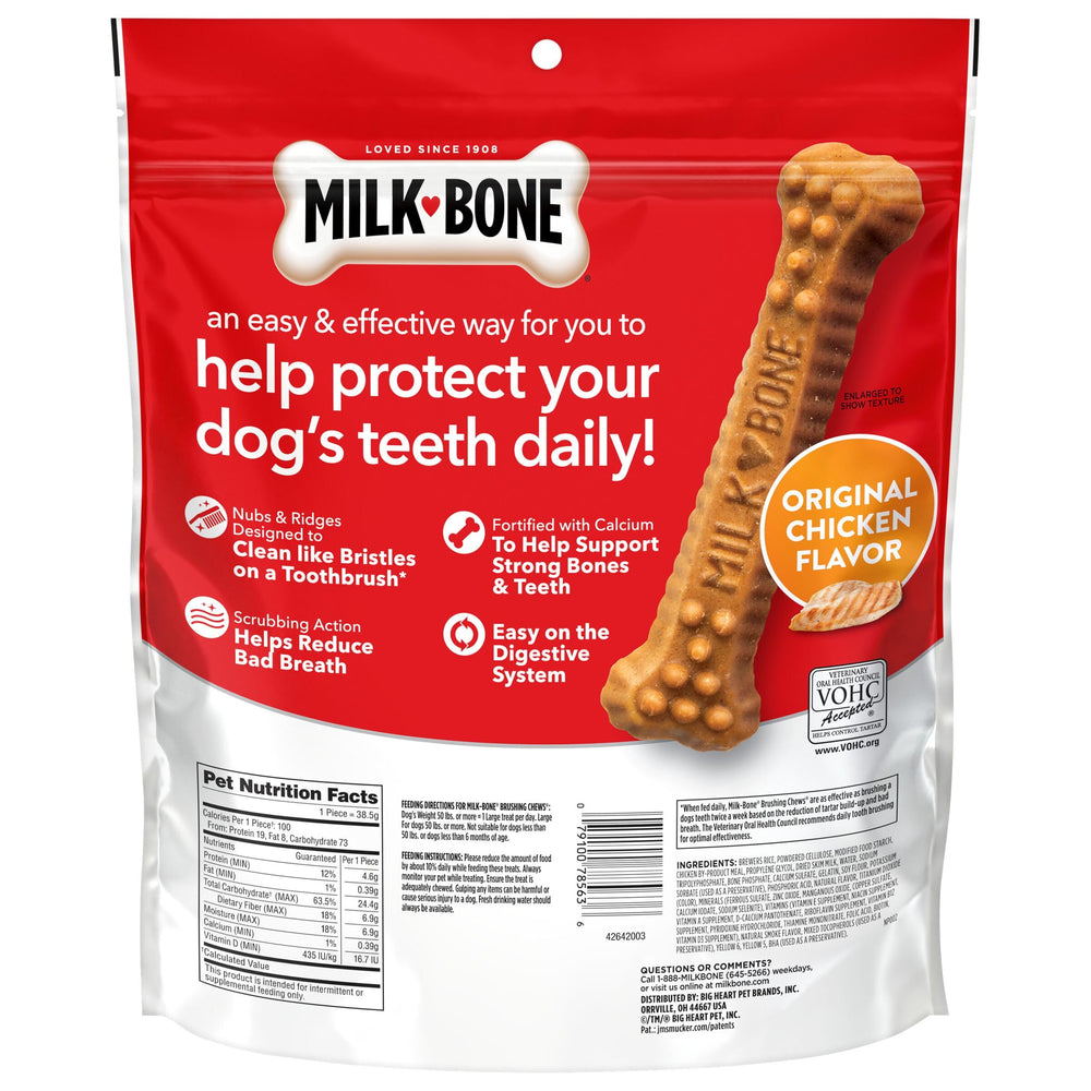 Texture facilement digestible des friandises Milk-Bone.