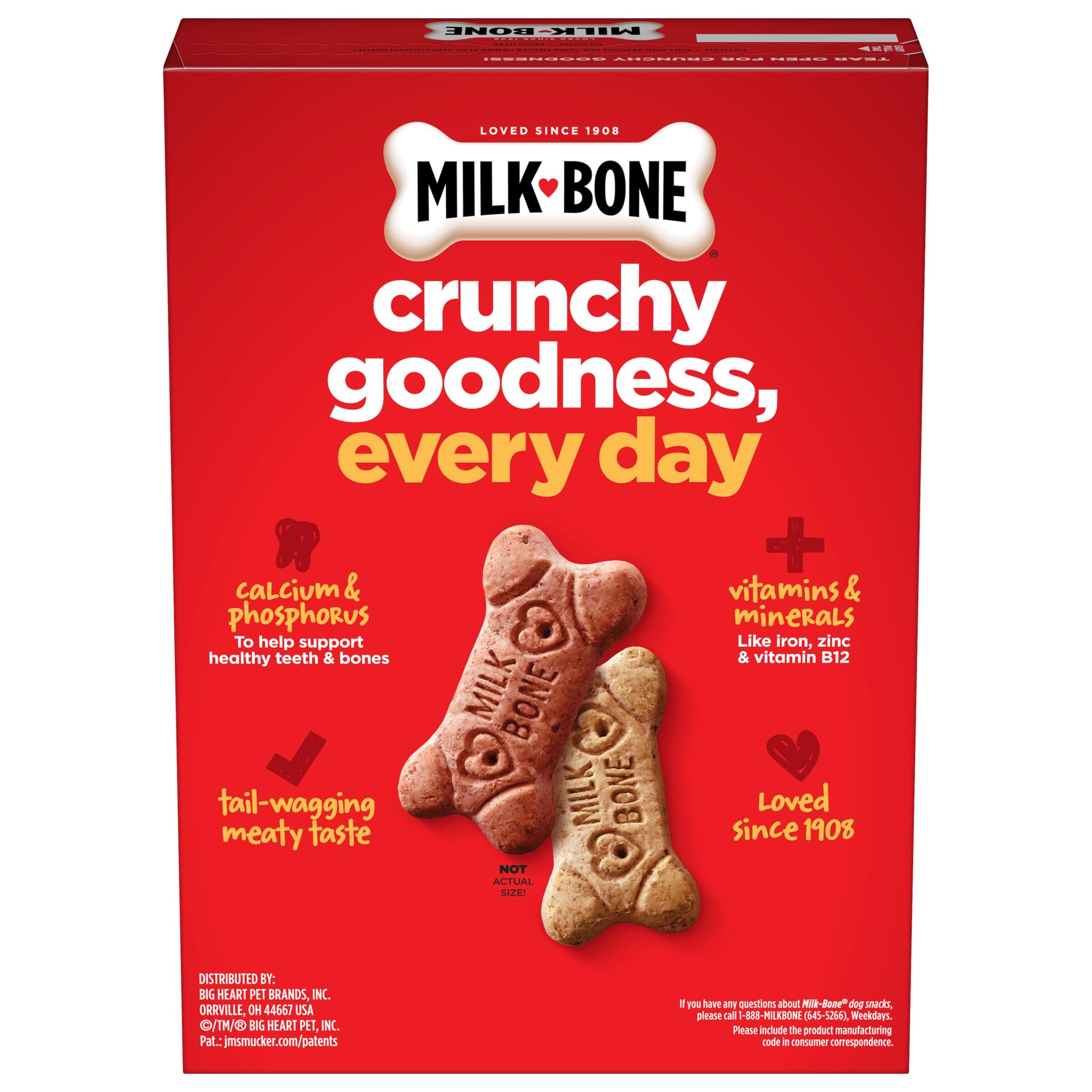Fabrique a Buffalo NY, Milk-Bone met en avant la qualite et traçabilite.