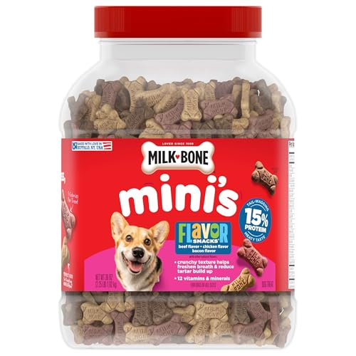 Milk-Bone Flavor Snacks Mini’s récompense lors des jeux, utile pour l’éducation