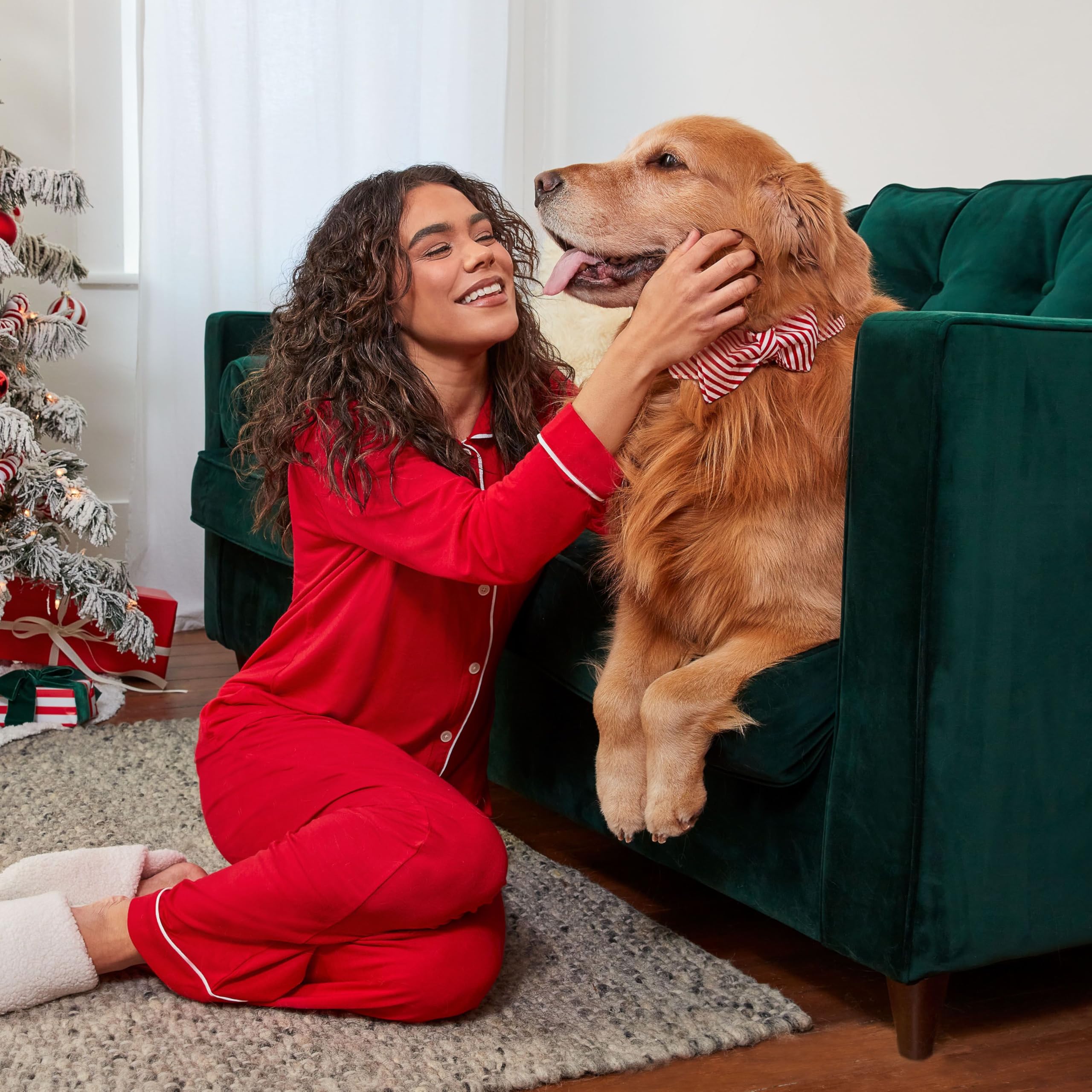 Milk-Bone formes rouges ou vertes, parfaites pour les séances de friandises festives.