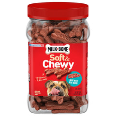 Milk-Bone friandises douces au bacon, récompense parfaite pour chien.