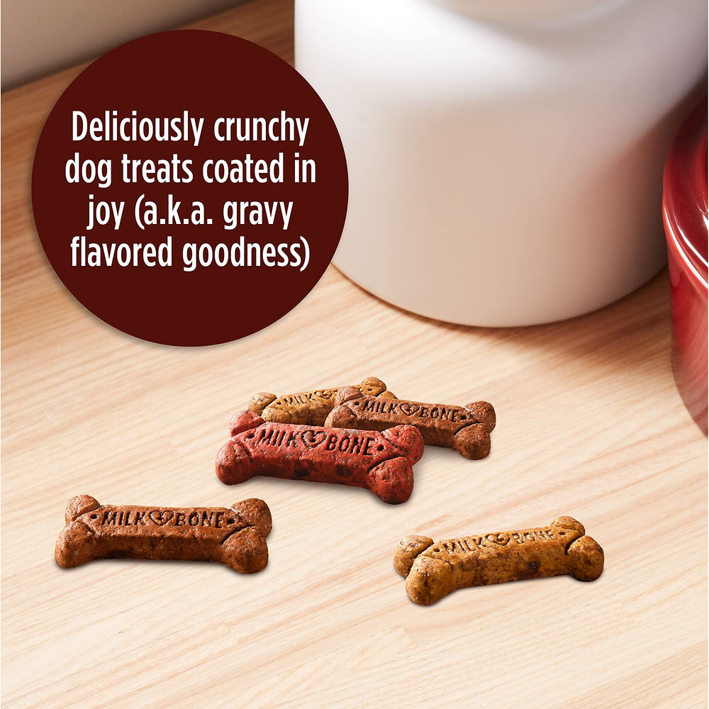 Milk-Bone GravyBones biscuit enrobé sauce foie, goût délicat.