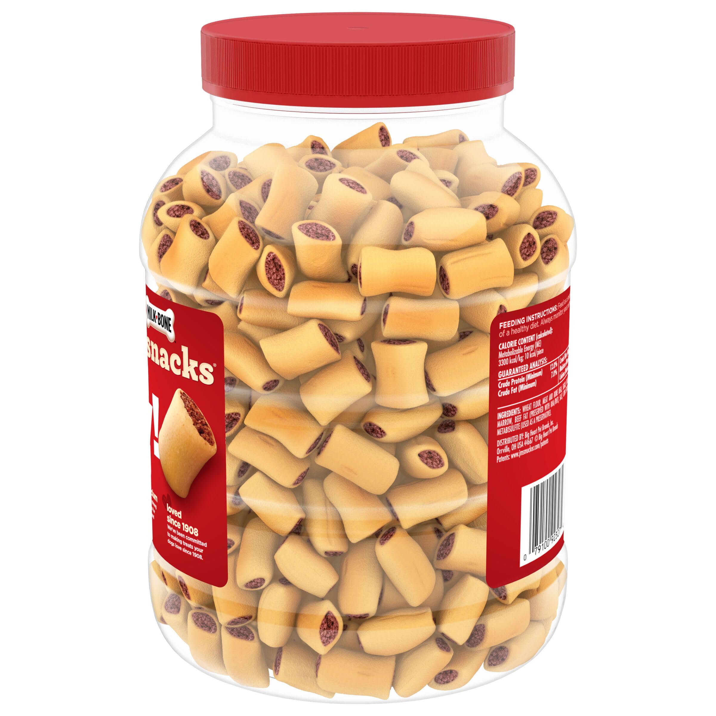 Milk-Bone MaroSnacks : calcium pour des dents et des os forts, snack quotidien.