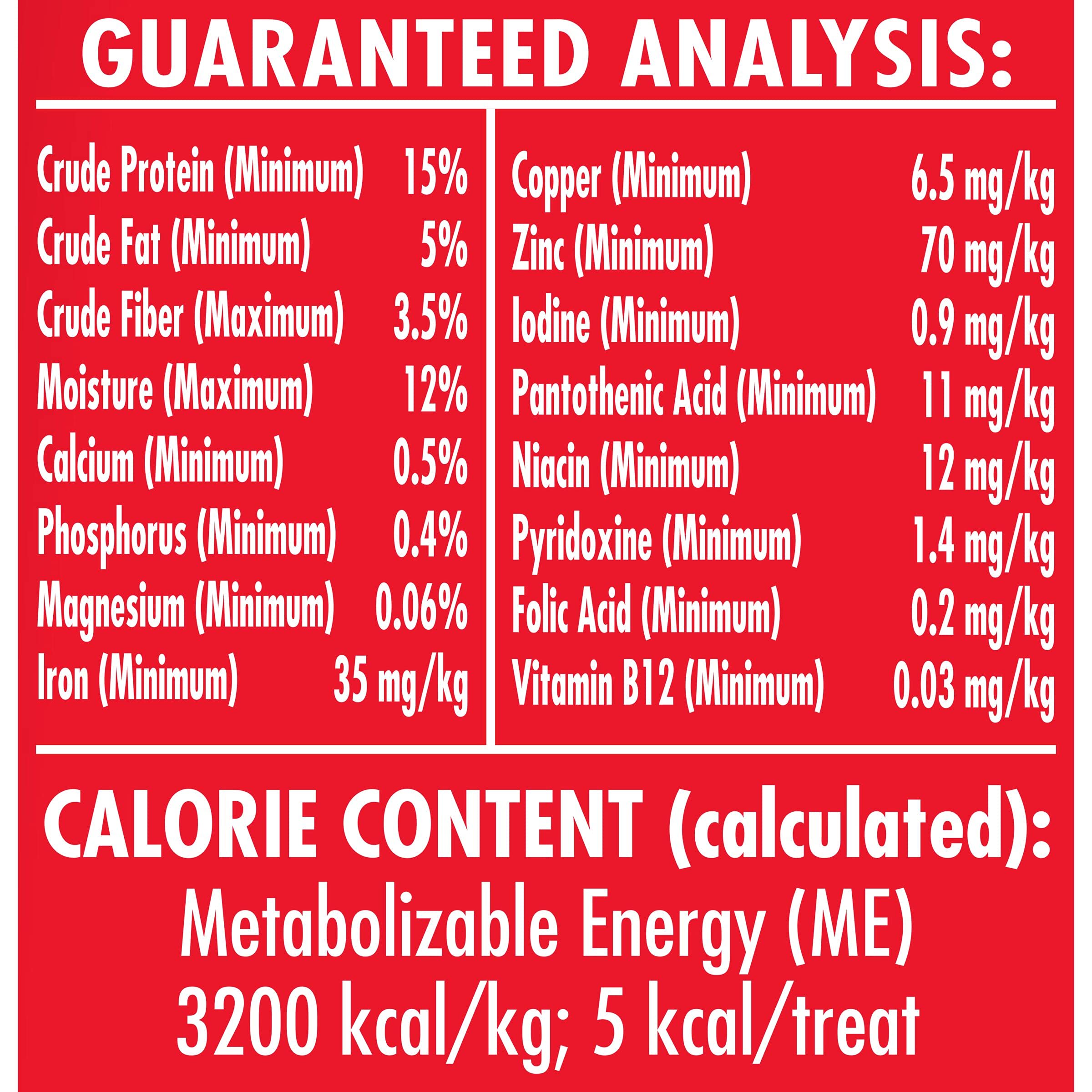 Milk-Bone Mini offre une texture croquante aidant à rafraîchir l'haleine et réduire le tartre.