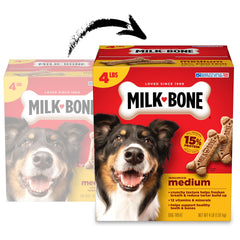 Milk-Bone Original Biscuits: biscuits croquants visuels, goût viande apprécié.