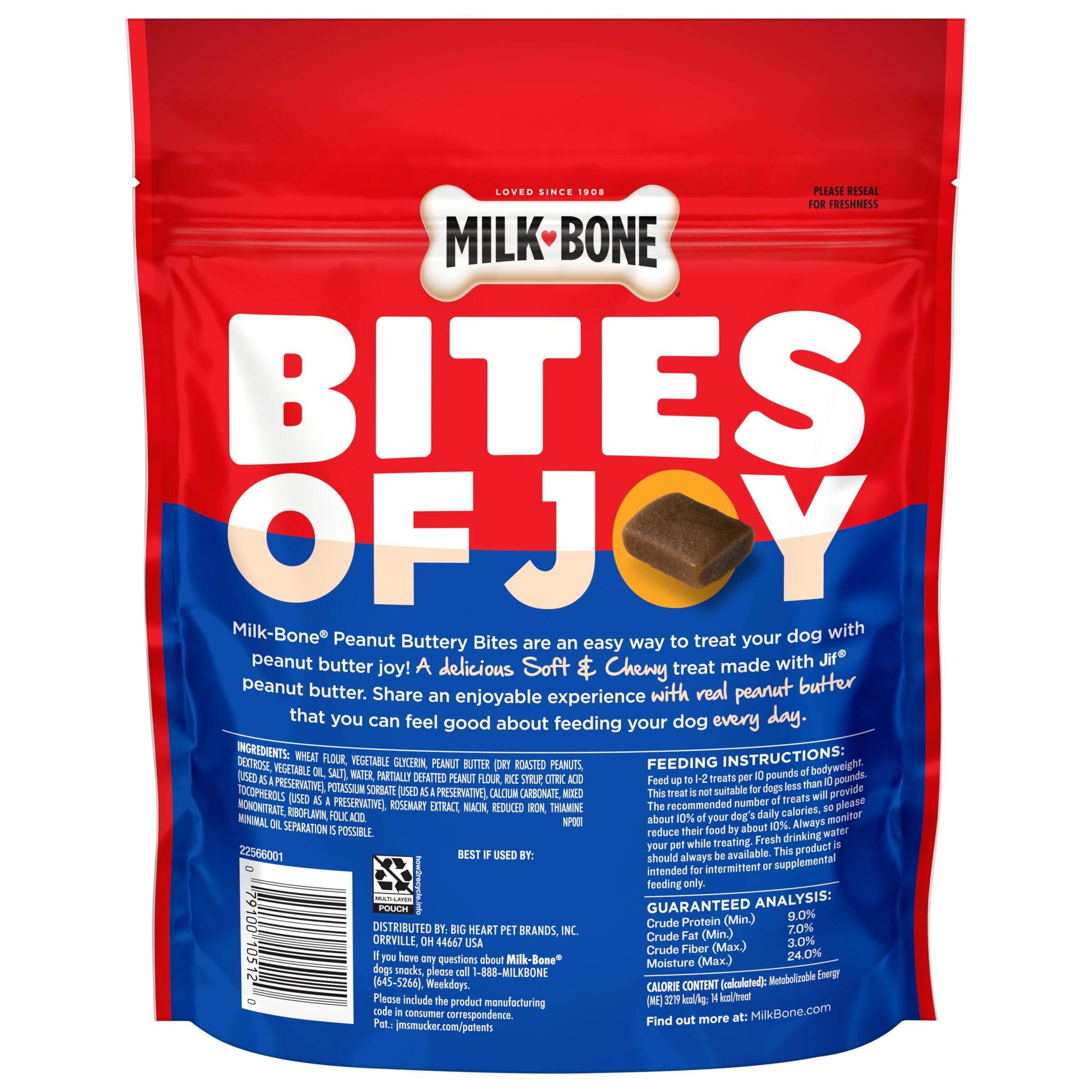 Milk-Bone sac-24oz : emballage pratique pour le stock.