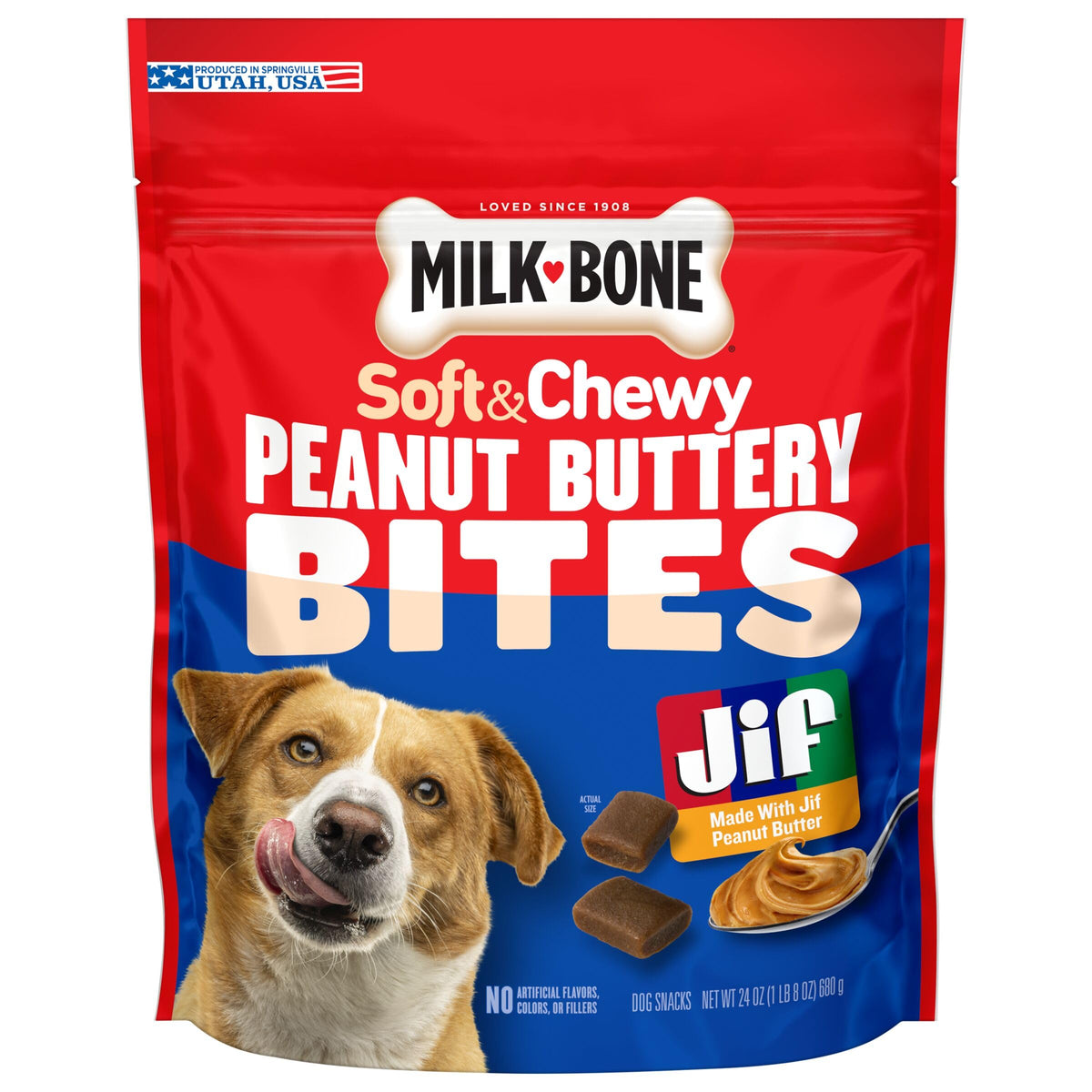 Milk-Bone sac-bouchées-moelleuses : récompense facile pour chien.