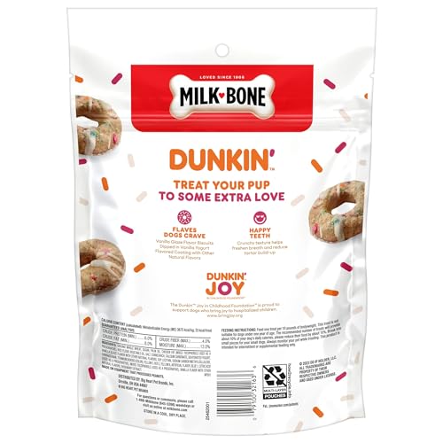 Milk-Bone Dunkin vanille glace biscuits – soutien à une cause caritative locale.