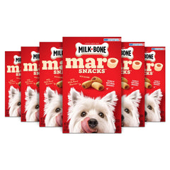 Milk-Bone MaroSnacks emballage ensemble, pratique pour six paquets.