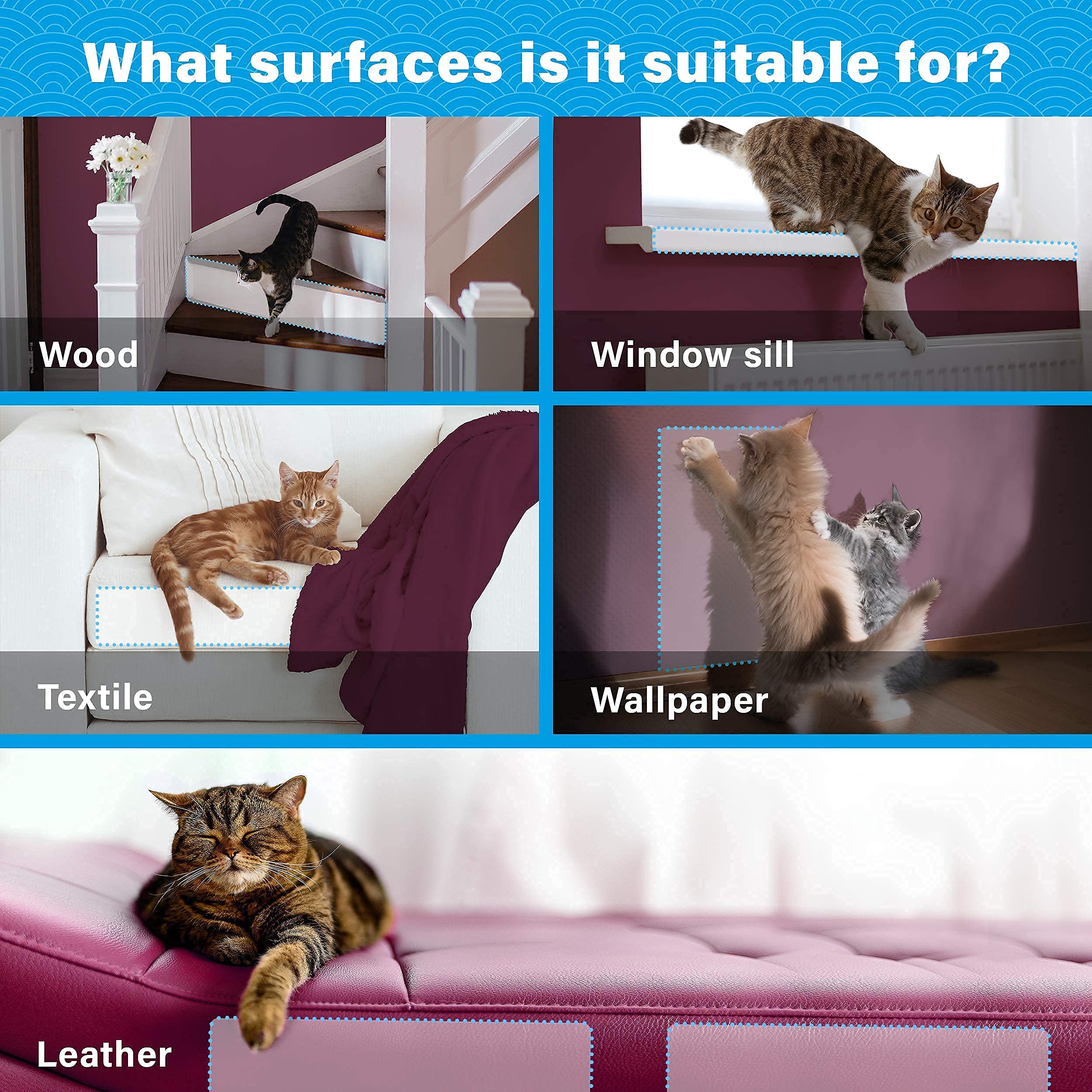 Miloona protecteur meubles chat griffures fauteuil: protège votre fauteuil des griffes.