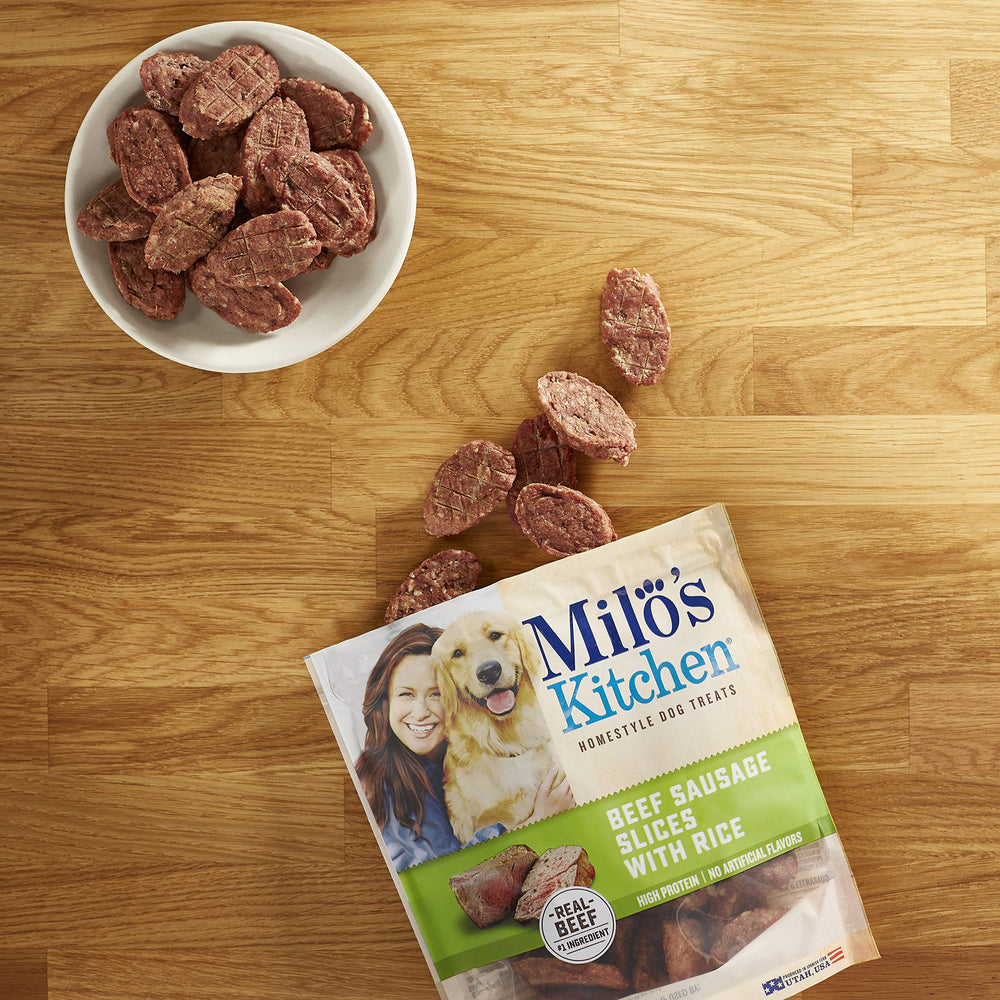 Idéal pour tous les chiens grâce aux portions adaptées Milo's Kitchen.